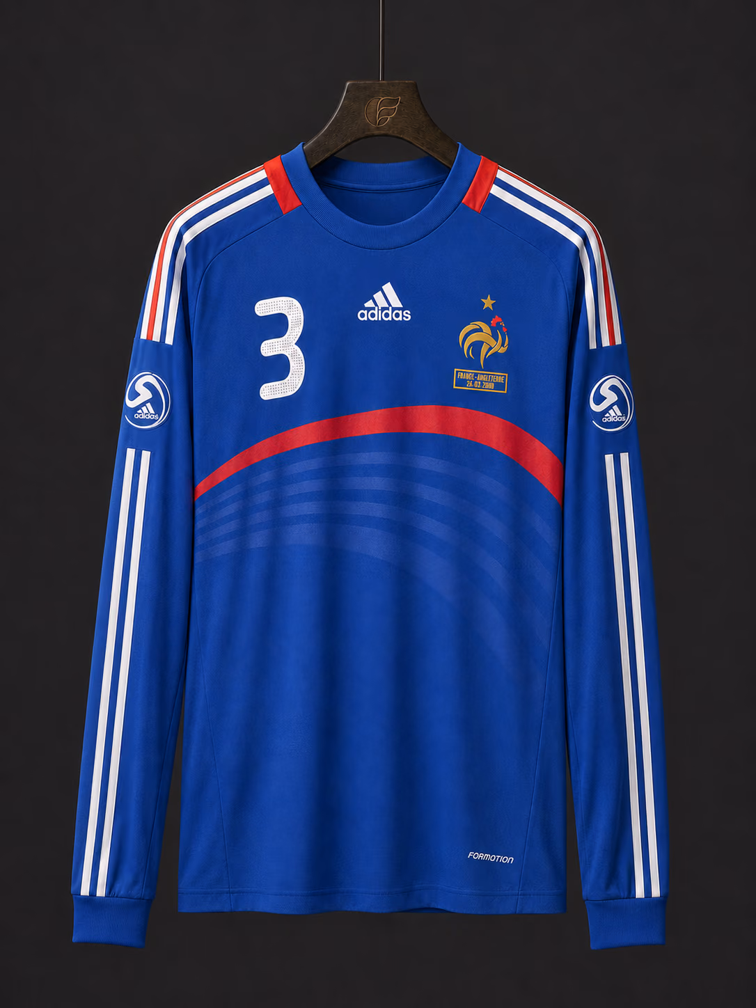Eric Abidal – France matchworn shirt