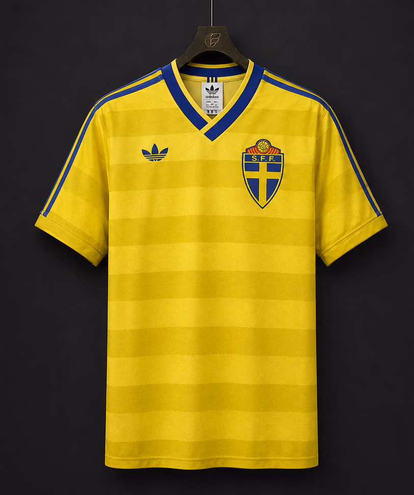 Not publicly documented – Sweden matchworn shirt