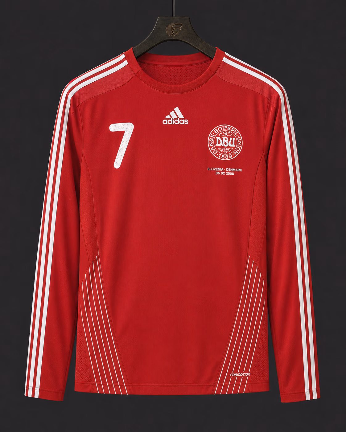 Not publicly documented – Denmark matchworn shirt