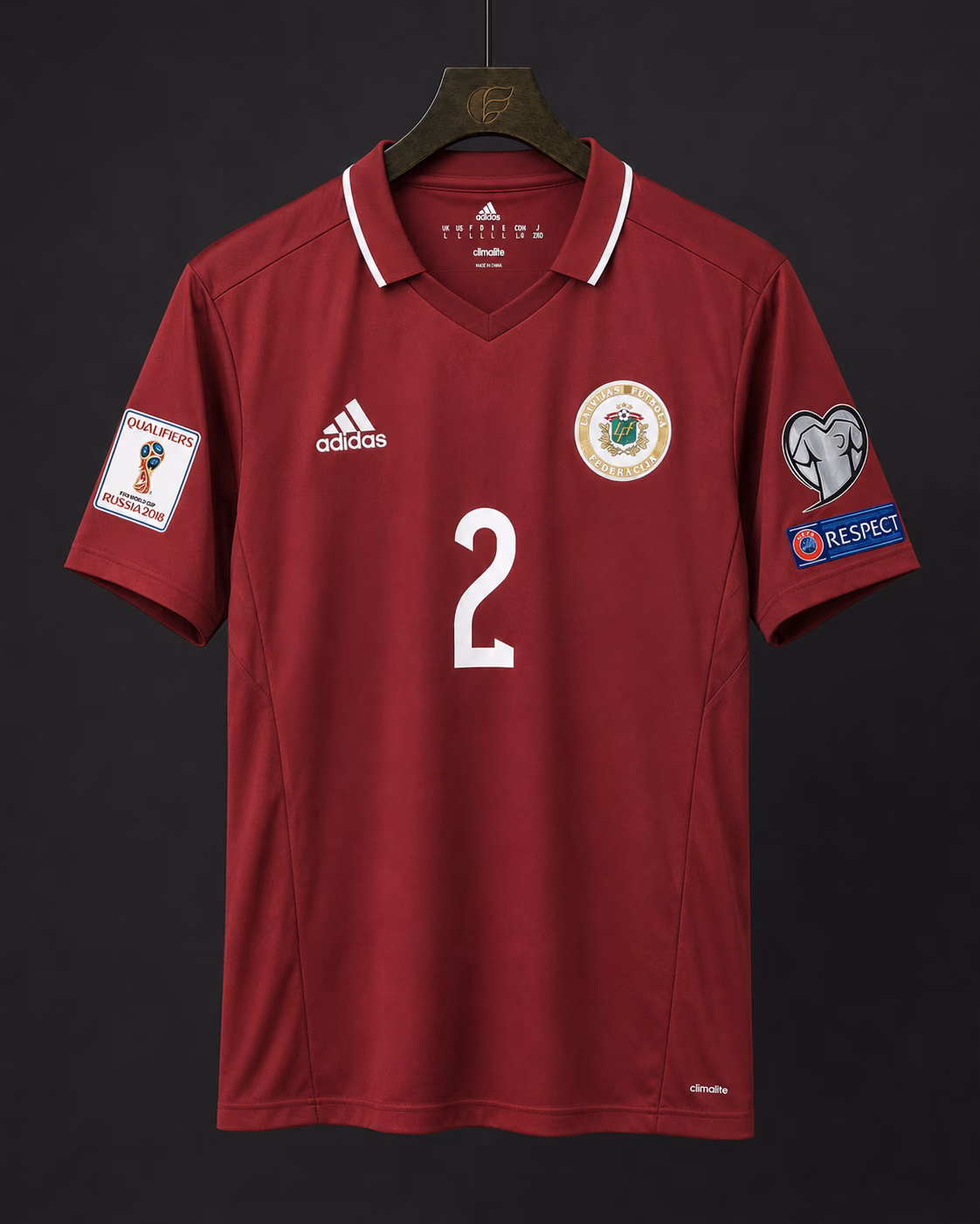 Vitalijs Maksimenko – Latvia matchworn shirt