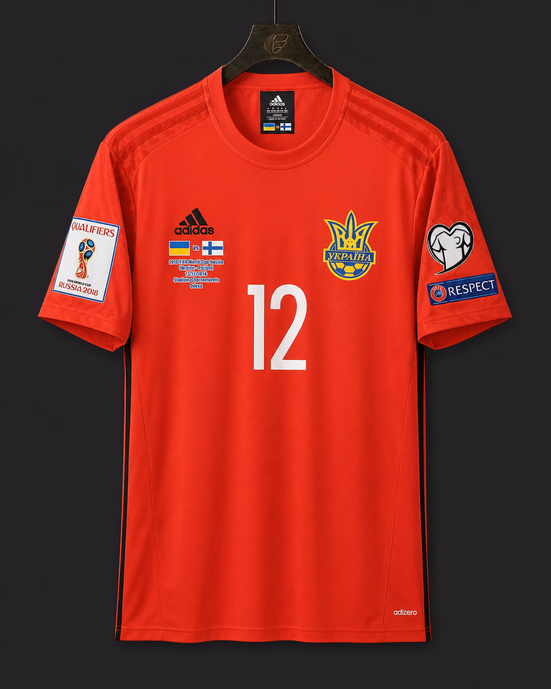 Andrij Pjatow – Ukraine matchworn shirt